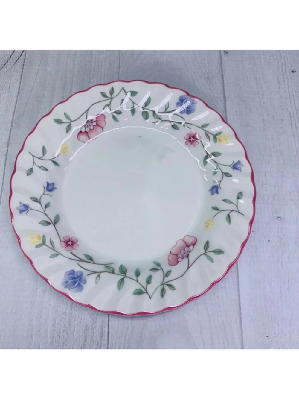 Johnson Brother SUMMER CHINTZ Floral England Earthenware Bread Side Plate Set 4